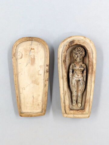 figurine ; sarcophage miniature, image 2/12