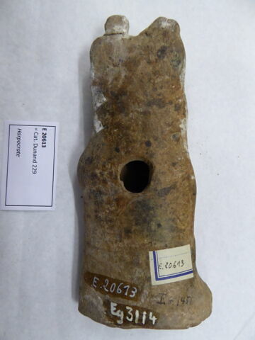 figurine d'Harpocrate portant son image ; figurine d'Harpocrate phallique, image 2/2