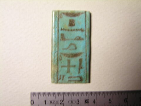 pendentif  ; plaquette