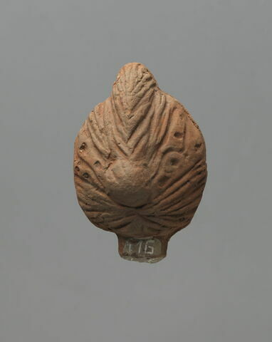 figurine de tête de femme romaine à cou fermé, image 2/2