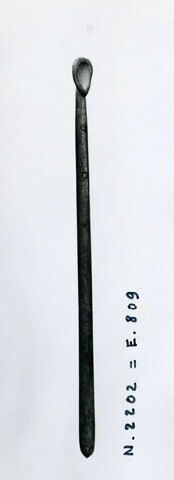 bâtonnet à kohol en massue à cuilleron