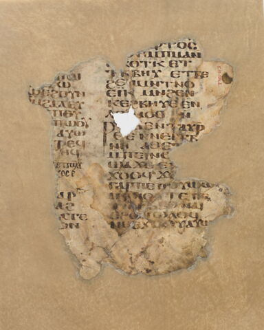 feuillet de codex ; fragments, image 4/9