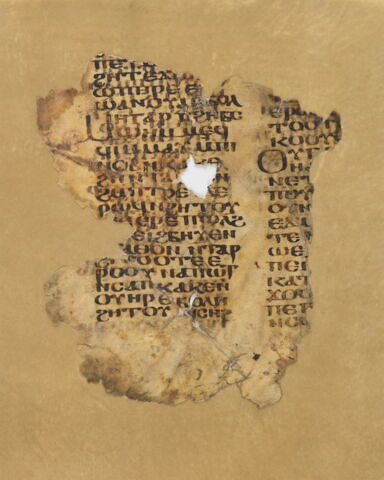 feuillet de codex ; fragments, image 1/9