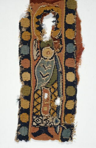 bande décorative d'habillement ; fragment, image 3/3
