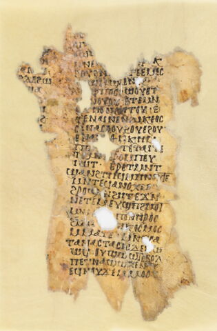 feuillet de codex ; fragments