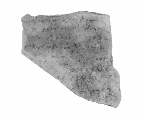 ostracon ; fragment