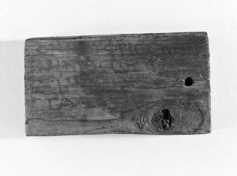étiquette de momie rectangulaire ; étiquette de momie biface, image 2/2