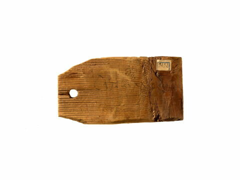 étiquette de momie en palette