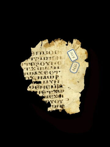 feuillet de codex ; fragment