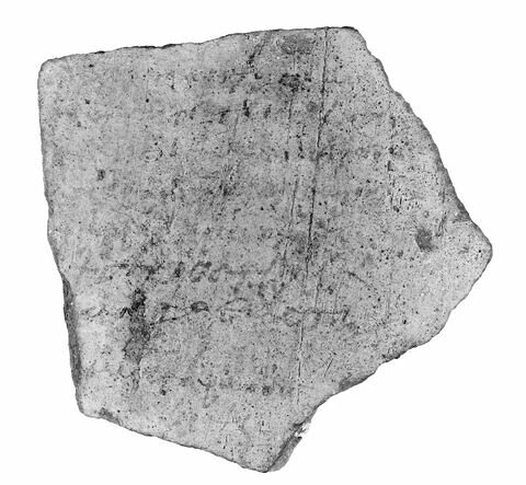 ostracon ; fragment
