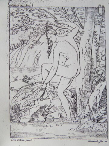 Une Nymphe chasseresse sortant du bain., image 2/3