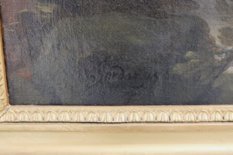 Jésus se soumet à la mort pour le salut des hommes, dit aussi Sainte Famille avec vision de la Croix, image 2/2