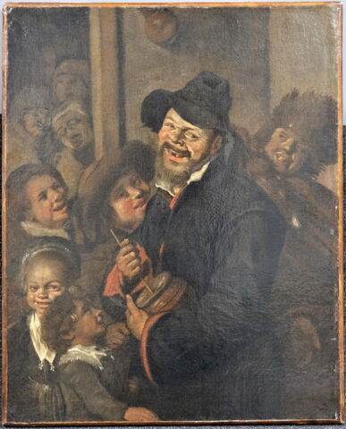 Le Joueur de Rommelpot ou le musicien ambulant.