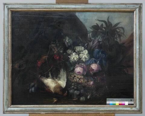 Nature morte aux roses, fruits et oiseaux morts, image 6/8