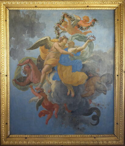 Flore et Zéphire. Plafond