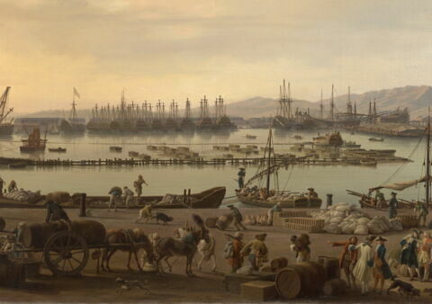 Le Port vieux de Toulon. La vue en est prise du côté des magasins aux vivres, image 3/6