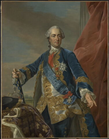 Portrait de Louis XV à mi-corps