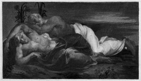 Deux hommes endormis sous des pavots, dit autrefois 