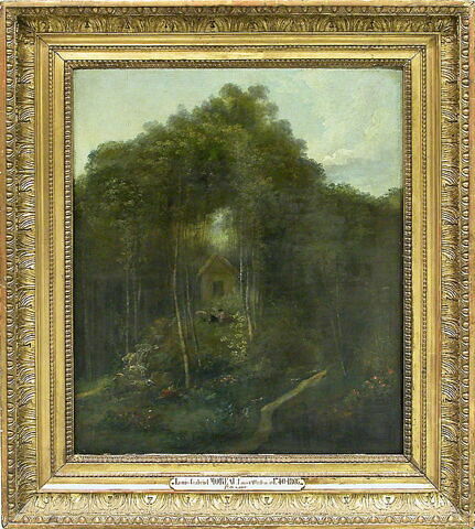 Paysage. Cabane dans un bois, image 2/3