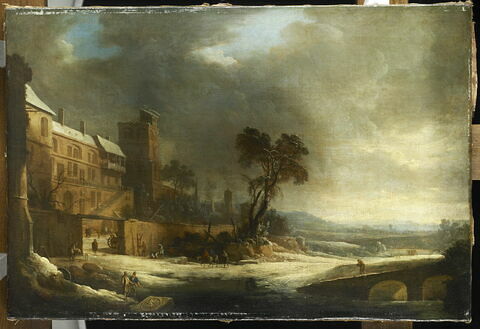 Le Mois de janvier. Effet de neige