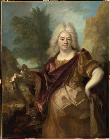 Portrait d'homme en Apollon