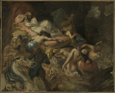 La Mort de Sardanapale, esquisse