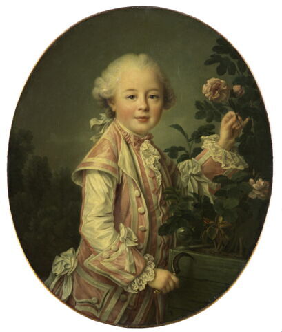 Le comte de Nogent, enfant. Paul-Esprit-Charles de Boullongne,  (1758-1838), fils de l'intendant des Finances, Jean-Nicolas de Boullongne.