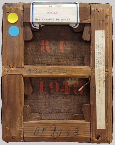 Madame Arnault de Gorse, née Mauduit, belle-soeur de l'écrivain Antoine Vincent Arnault., image 2/4