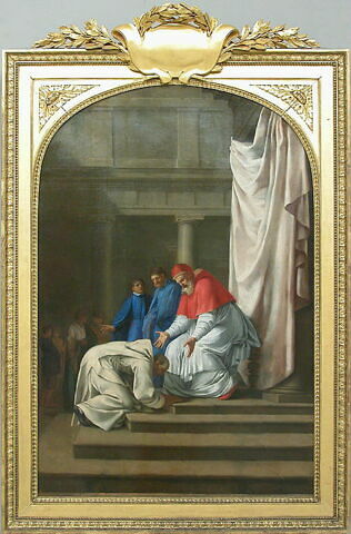 Saint Bruno aux pieds du pape Urbain II, image 2/2