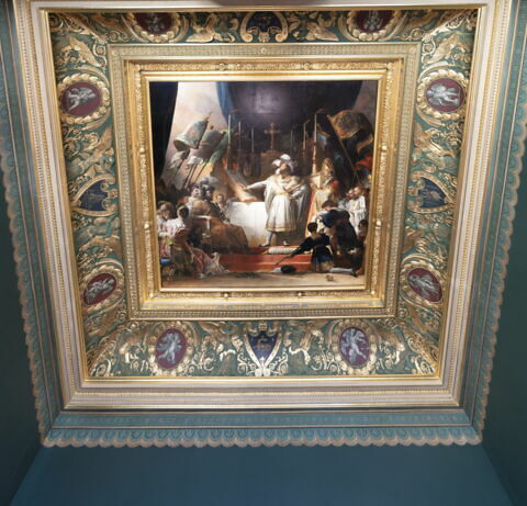 Plafond : François Ier prêtant le serment des chevaliers, image 3/39
