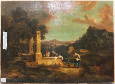 Paysage. Lavandières à la fontaine, image 6/18