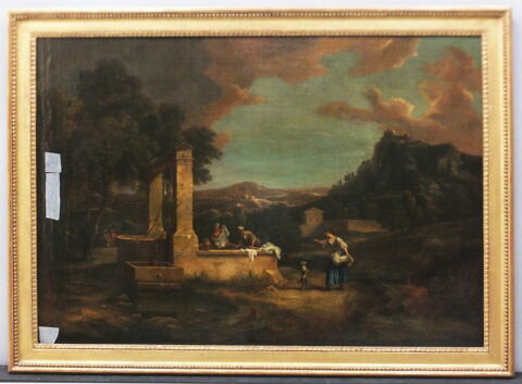 Paysage. Lavandières à la fontaine, image 2/18