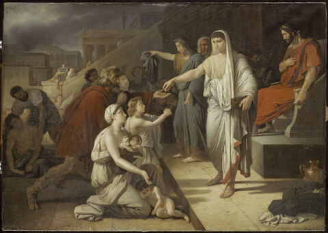Titus faisant distribuer des secours au peuple, image 3/3
