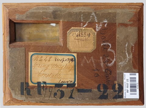 Paysage avec un champ et une barrière, image 2/4