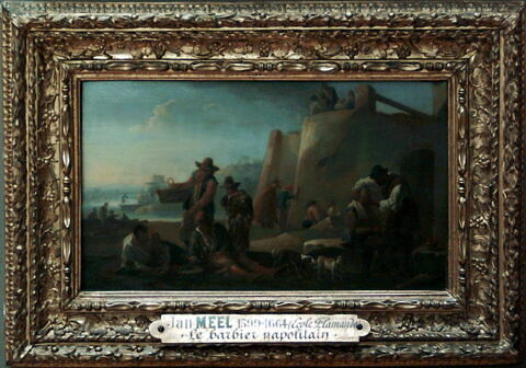 Barbier et Joueurs de roulette. Scène de la vie populaire à Rome, près du Tibre, image 5/5