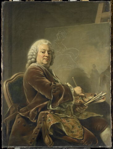 Portrait du peintre Étienne Jeaurat (1699-1789), image 2/3