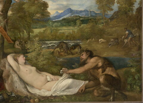 Jupiter et Antiope, dit aussi La Vénus du Pardo, image 3/9