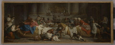 Le Repas chez Simon, esquisse