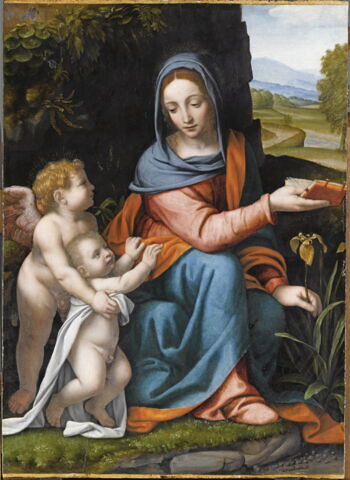 La Vierge à l'Enfant avec un ange, dit Madone de Menaggio, image 2/3