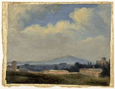 À la villa Borghèse: les maisons roses