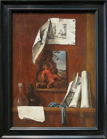 Nature morte en trompe l'oeil : le vin ou allégorie du goût, image 3/3