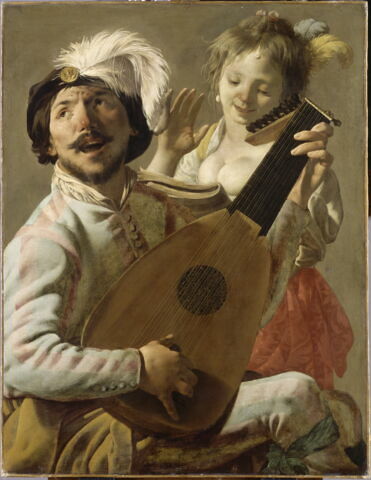 Le Duo, joueur de luth et chanteuse, image 2/3