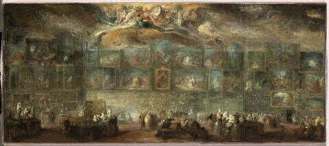 Vue du Salon du Louvre en 1779