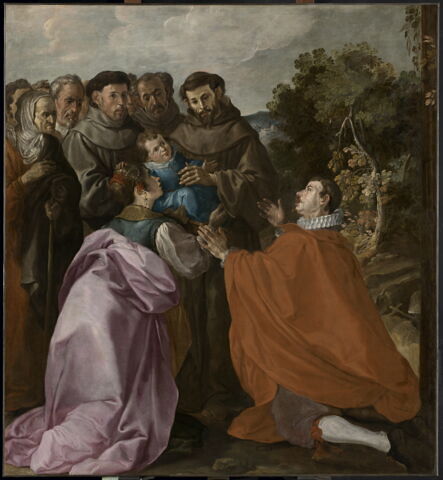 La Guérison de saint Bonaventure enfant par saint François