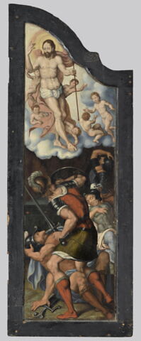 Résurrection du Christ. Vanité (1 volet sur 2  d'un triptyque)