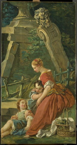 Femme et enfants
