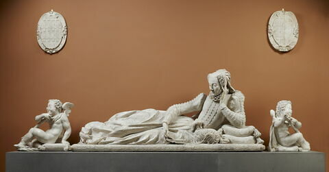 Valentine Balbiani accoudée (Chiari, 1518 - Paris, 1572), épouse de René de Birague (1506-1583), image 5/6