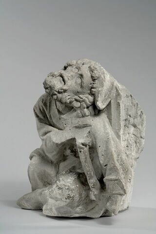 Homme appuyé sur une béquille, image 5/13