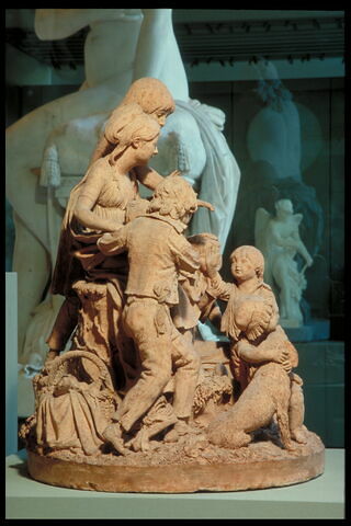 Les arrière-petits-enfants du peintre François Boucher jouant à la main chaude, image 2/5
