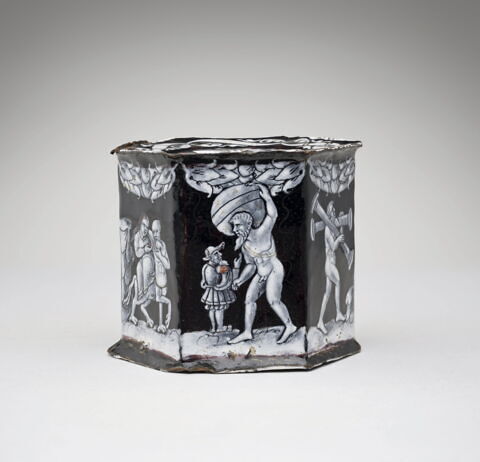 Salière hexagonale : Les Travaux d'Hercule, image 5/16